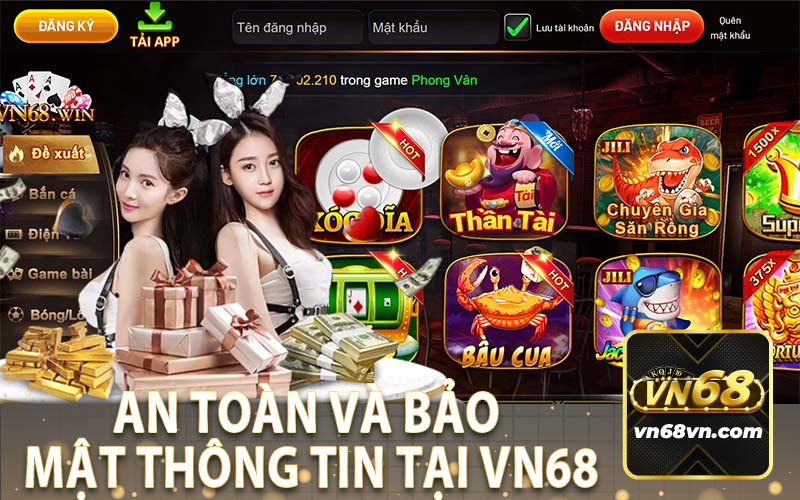 An Toàn và Bảo Mật Thông Tin Tại VN68