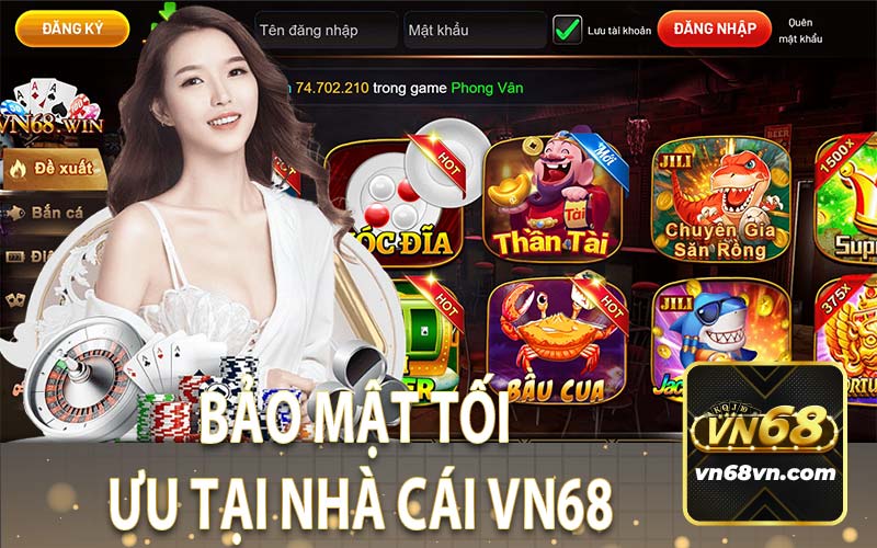 Bảo Mật Tối Ưu Tại Nhà Cái VN68