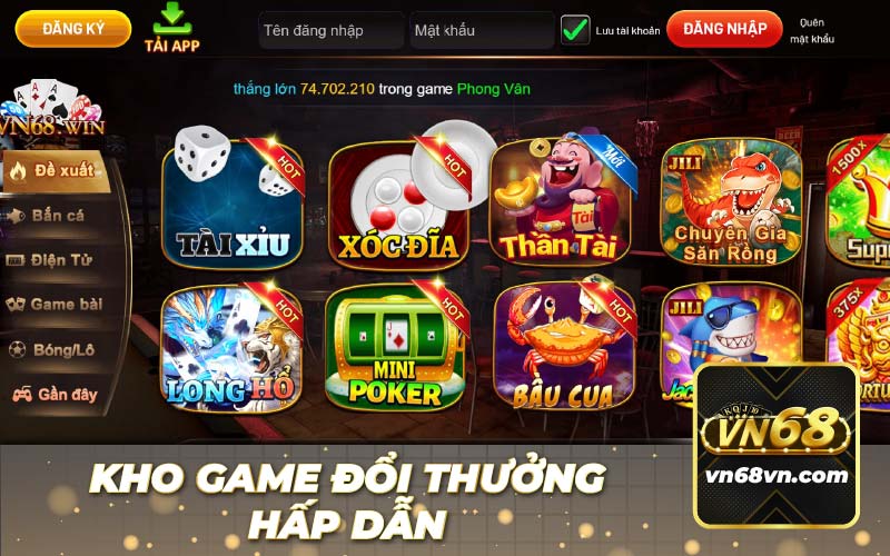 Kho Game Đổi Thưởng Hấp Dẫn 