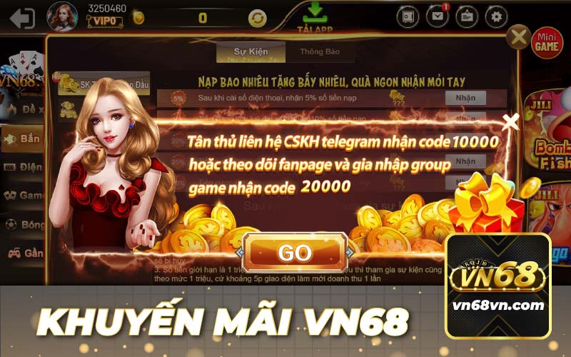 Khuyến Mãi VN68